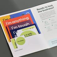 Free Cotton Business Card sample with product specs and design tips and instructions