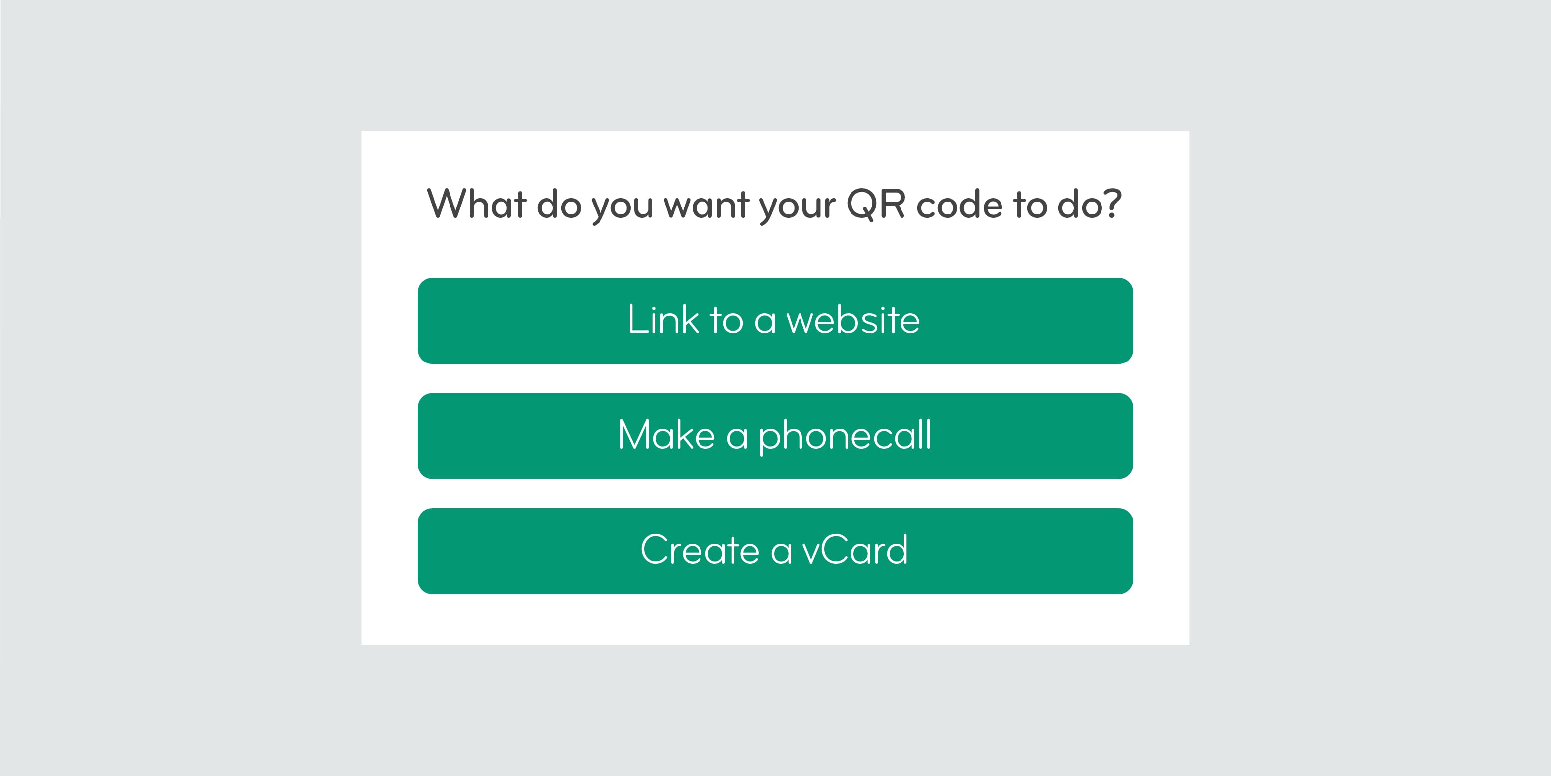 Fase 3: Genera il codice QR